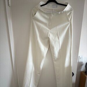 ASOS DESIGN: Tall tux suit straight leg pants in ivory